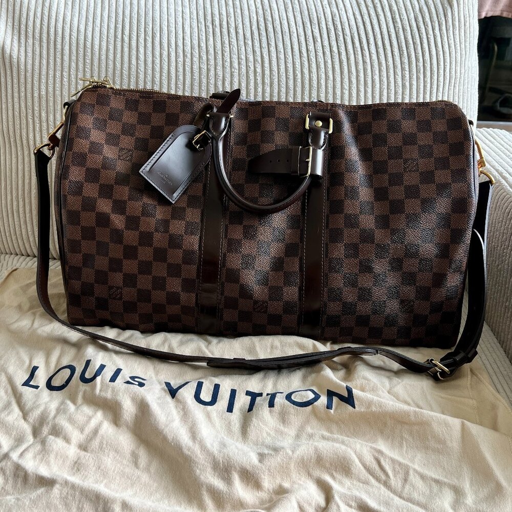 Louis Vuitton Damier Ebene Keepall Bandoulière 45